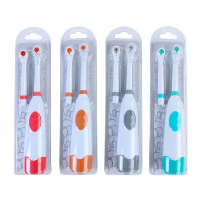 Waterproof Rotating Electric Toothbrush with Soft-Bristle Brush Included