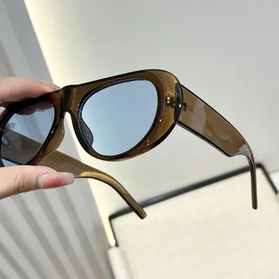 Outdoor-Sonnenbrille mit UV-Schutz, schlichter Fahrerstil für Damen und Herren - 3