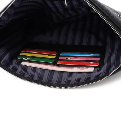 Men's Genuine Leather Clutch Bag, Large Capacity, Fits A4 Documents - 3