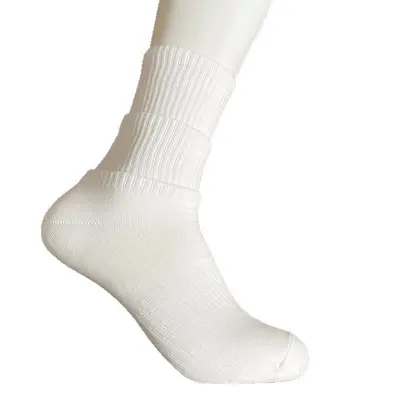 100% Pure Cotton Xinjiang Socks, Unisex Sports Socks, Black and White, Anti-Odor