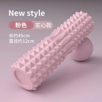 Crescent Foam Roller Yoga Column, Dual-Zone Massage Roller - 7