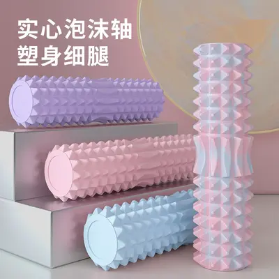 Crescent Foam Roller Yoga Column, Dual-Zone Massage Roller