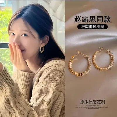 Design earrings, lightweight luxury, versatile, elegant - 13