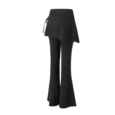 Damen Yoga- und Laufhose mit hoher Taille und Schlaghosen-Schnitt - 7