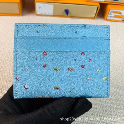 驴钱包卡包丝印卡通护照夹真皮甜甜圈钱夹二折护照包多功能证件包 - 13