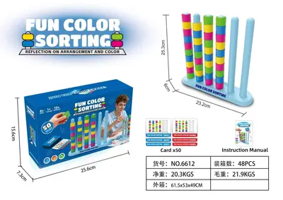 TK Tabletop Stacking Stress-Relief Game, Colorful Balance Game - 11