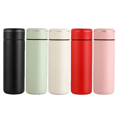 Mini Temperature Display Stainless Steel Insulated Cup, Portable Pocket Size - 6