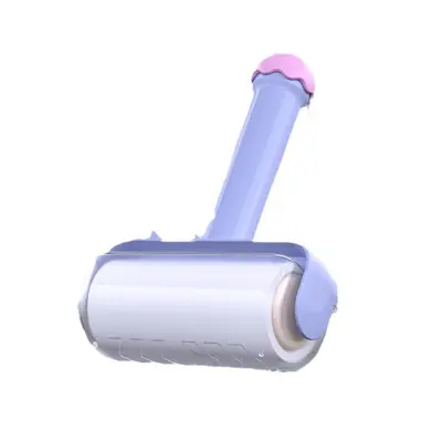 Silindir yapışkan tüy temizleyici lüks yapışkan tüy temizleyici yırtılabilir kağıt geniş tüy temizleyici saç yapışkan silindir evcil hayvan tüy temizleyici