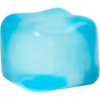 8CM Simulated Ice Cube Stress Toy, TPR Soft Rubber Slow Rebound - 8