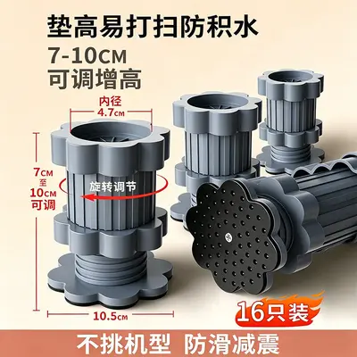 Washing machine base, universal, adjustable, anti-slip and noise reducing - 9