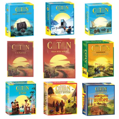 English CATAN Island Board Game, Base Edition and Expansion