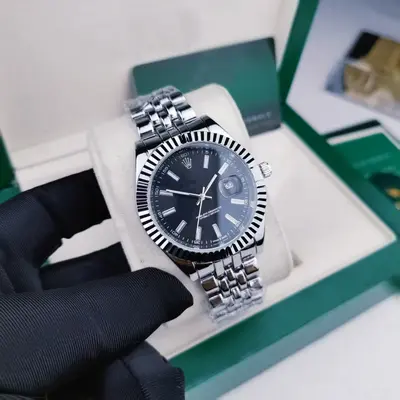 Erkek kuvars saat, 41mm, paslanmaz çelik, su geçirmez, aydınlık - 13