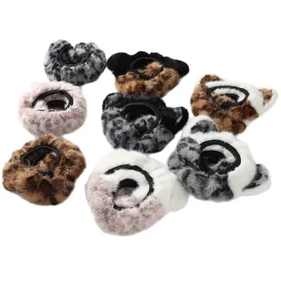 Universal Direksiyon Kılıfı, Elastik, Kaymaz, Peluş, Leopar Desenli