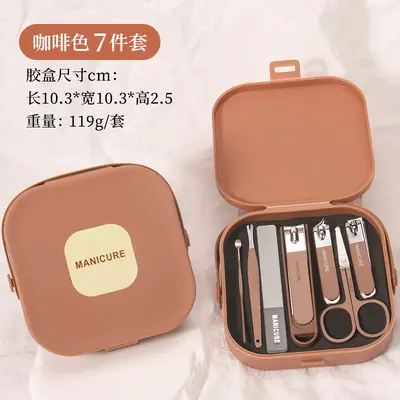 Nail clipper set with anti-splash protection, high quality - 10