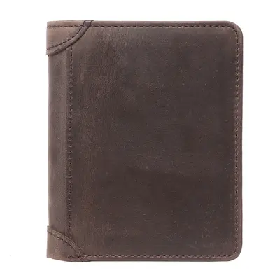 Men's Genuine Leather Wallet, Crazy Horse Leather, Multi-Card Slots - 8