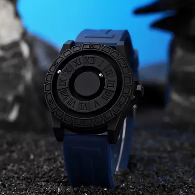 Herren-Quarzuhr mit Magnetschwebeldesign - 2