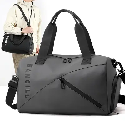 Travel bag, trolley-compatible, wet and dry separation, unisex - 4