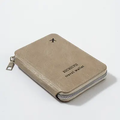 RFID passport holder with travel document storage - 9