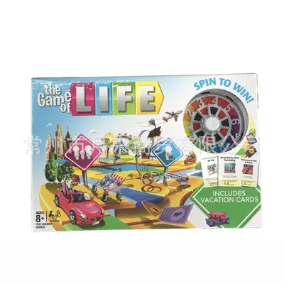 The Game of Life Englisches Kartenspiel und Brettspiel, Modell 6188