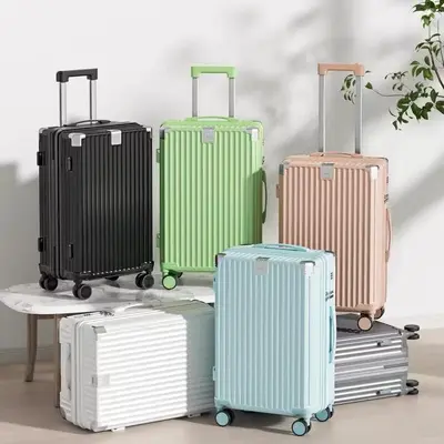 20-Inch Carry-On Suitcase with Combination Lock, Large Capacity - 5