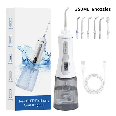 Portable Oral Irrigator, Home Electric Water Flosser for Tartar Removal - 8
