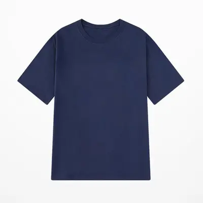 Herren Basic-T-Shirt, 100% Baumwolle, Kurzarm, Rundhals, lockere Passform - 11