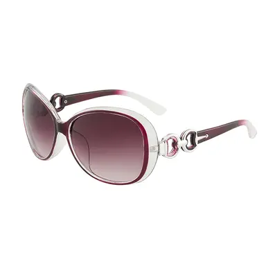 Large Frame Retro Women's Sunglasses UV Protection Round Frame - 4