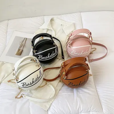 Letter Chain Basketball-Style Women's Bag, 2024 New, Single-Shoulder
