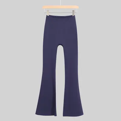 LU outdoor yoga pantolonu, yüksek bel, paça genişleyen, hızlı kuruyan - 11