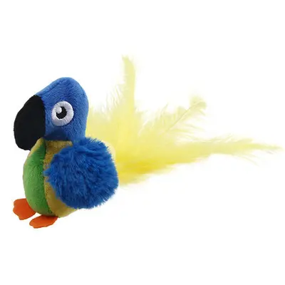 GiGwi Cat Toy, Realistic Chirping Bird with Cat Teaser Wand - 11