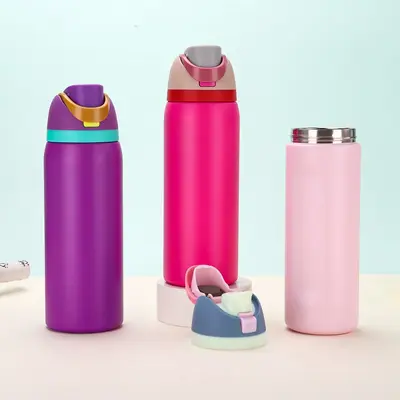 Owala Fruchtbecher, Vakuum-Isolierflasche aus 304er Edelstahl, tragbar