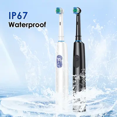Factory Cross-Border Electric Toothbrush 5 Speed Adjustable Round Head Rechargeable Home Adult Toothbrush Rotating Waterproof Long Battery Life