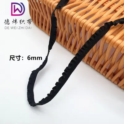 Naylon Elastik Bant, 1,0 cm ve 1,5 cm Parlak Kumaş, Oyuncak Bebek Giysisi için - 8