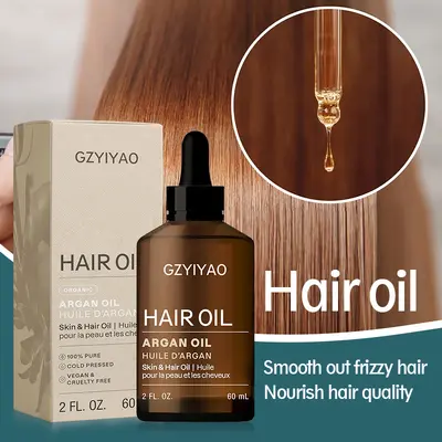 Hair care oil, dry and curly hair, repair and nourishment