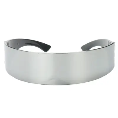 Damen-Partysonnenbrille, einteilig, Sci-Fi-Stirnband-Design - 3