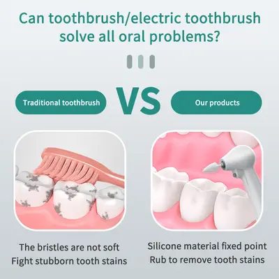Wholesale Electric Dental Polisher Tooth Polishing Machine Teeth Grinding Device Teeth Whitening Beauty Instrument Children's Tartar Remover Toothbrush Dentist