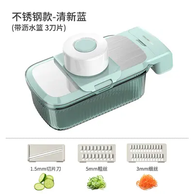 Vegetable cutter and grater with hand guard slicer function - 9