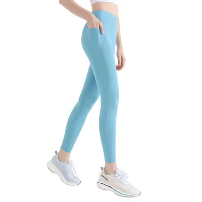 Lycra Women's Yoga Leggings High Waist Butt-Lifting Moisture-Wicking