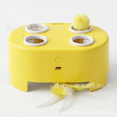 Electric Cat Toy, Whack-a-Mole Design, Interactive - 7