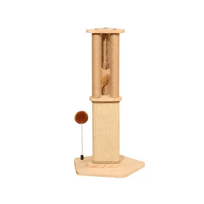 Vertical Sisal Cat Scratching Post, Integrated Cat Tree, Scratch-Resistant - 5