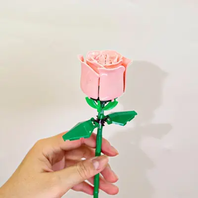 Zuanma 087 Building Block Flower Single Stem Everlasting Flower Building Block Rose Sunflower DIY Cross-Border Wholesale Dropshipping - 8