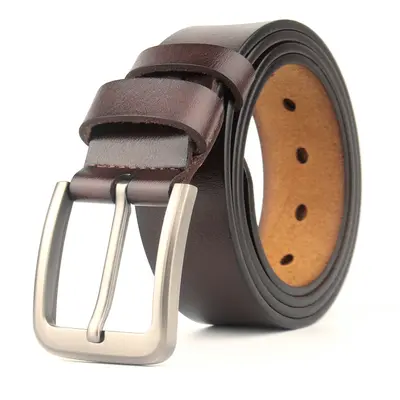 Men's genuine leather extended large size belt pure cowhide export model, specializing in the production of extended men's genuine leather belts - 4