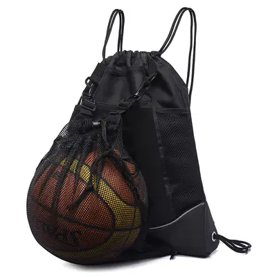 Basketball Backpack, Large Capacity Sports Bag with Helmet and Bicycle Compartment