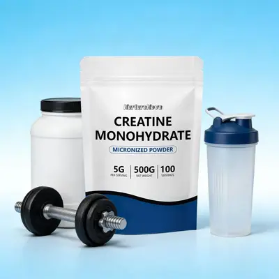 跨境外贸出口肌酸粉Creatine Monohydrate Powder 500g