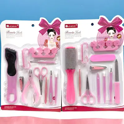 Nail art tool set, 10-piece, manicure and design