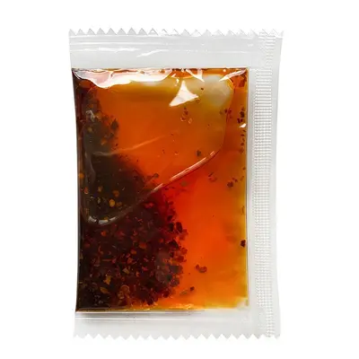 Tek kullanımlık acı biber yağı paketi 12 g