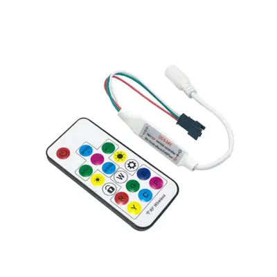 5V12V24V ışık şeridi fantom denetleyici 24 tuşlu Baolian lamba Bluetooth RGB dimmer renkli LED ışık şeridi kontrolü - 13