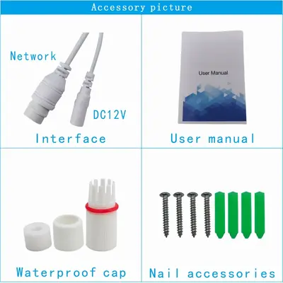 5 Million Network Security Camera 5MP Dome Security System POE IP IR Camera