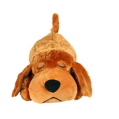Plüsch-Hundespielzeug mit simuliertem Herzschlag gegen Angst, mit Wärmefunktion