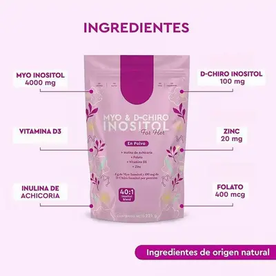 MYO & D-CHIRO Inositol Powder 225g